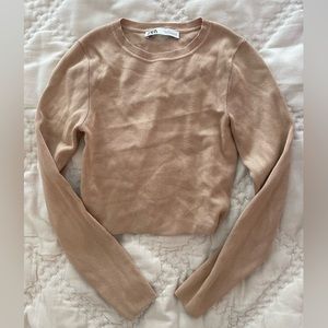 zara sweater-top